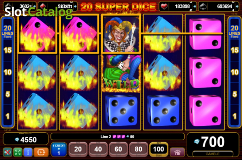 Скрин6. 20 Super Dice слот