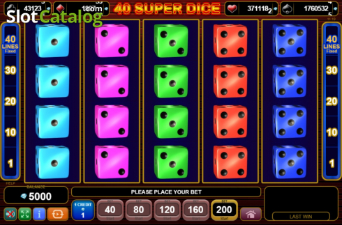 Скрин2. 40 Super Dice слот
