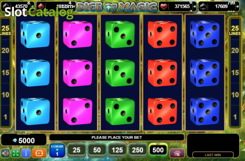 Скрин2. Dice of Magic слот