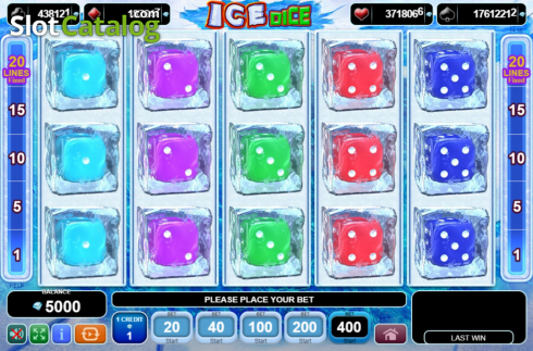 Скрин2. Ice Dice слот