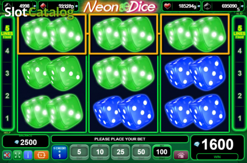 Скрин5. Neon Dice (Amusnet) слот