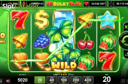 Скрин3. 20 Bulky Fruits слот