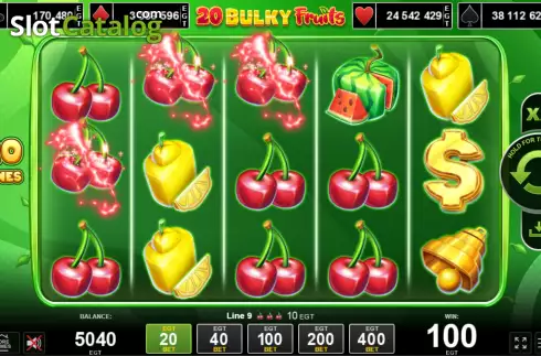 Скрин4. 20 Bulky Fruits слот