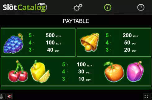 Скрин8. 20 Bulky Fruits слот