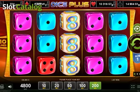 Скрин2. Dice Plus слот