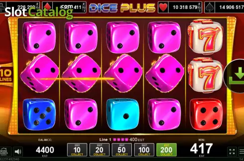 Скрин4. Dice Plus слот
