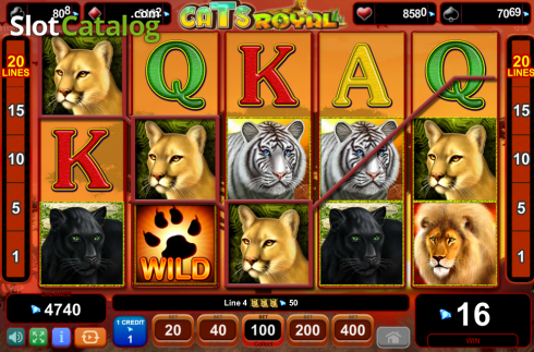 Скрин8. Cats Royal слот
