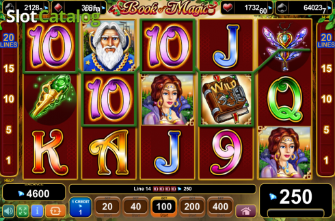 Скрин9. Book of Magic (Amusnet) слот