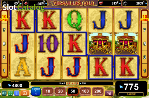 Скрин9. Versailles Gold (Amusnet) слот