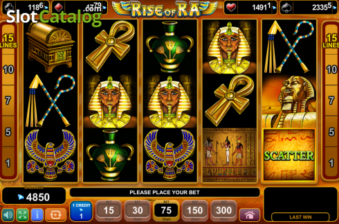 Скрин7. Rise of Ra слот