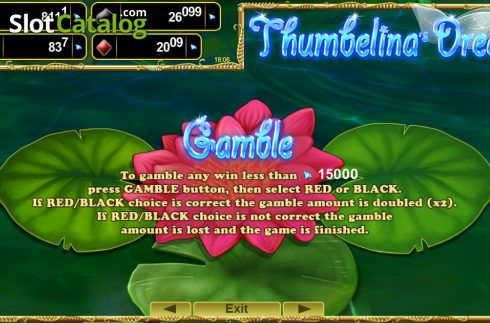 Скрин4. Thumbelina's Dream слот