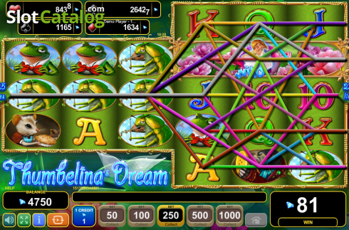 Скрин7. Thumbelina's Dream слот