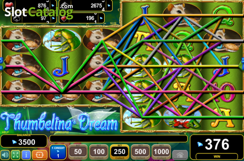 Скрин9. Thumbelina's Dream слот