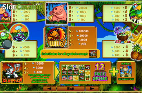 Скрин2. Jungle Adventure (Amusnet) слот