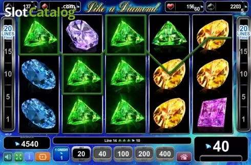 Скрин3. Like a Diamond слот