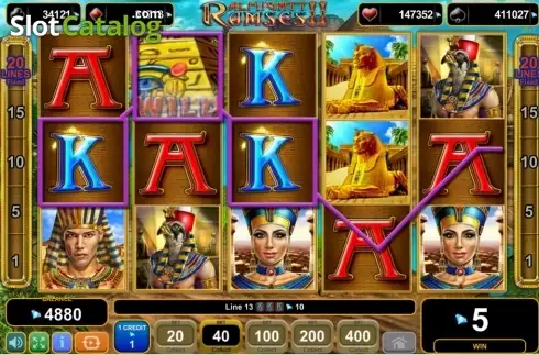 Скрин9. Almighty Ramses II слот