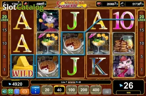 Скрин4. Sweet Cheese слот