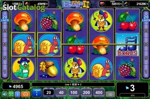 Скрин4. Crazy Bugs II слот