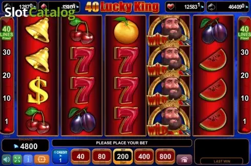 Скрин2. 40 Lucky King (Amusnet) слот