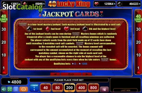 Скрин5. 40 Lucky King (Amusnet) слот