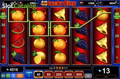 Скрин7. 40 Lucky King (Amusnet) слот