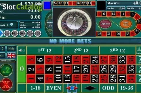 Скрин2. European Roulette (Amusnet) слот