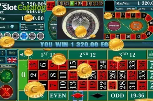 Скрин3. European Roulette (Amusnet) слот