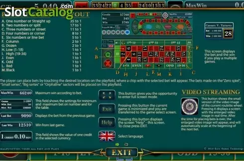 Скрин4. European Roulette (Amusnet) слот
