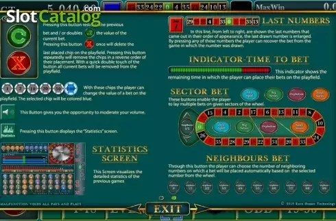 Скрин5. European Roulette (Amusnet) слот