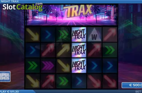 Скрин6. Night Trax слот