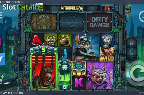 Скрин3. Nitropolis 5 слот