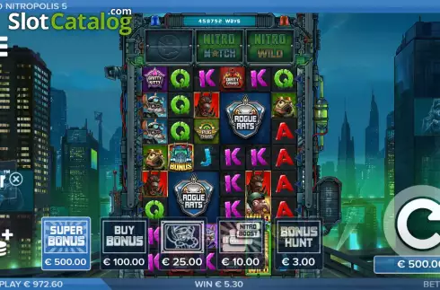 Скрин7. Nitropolis 5 слот