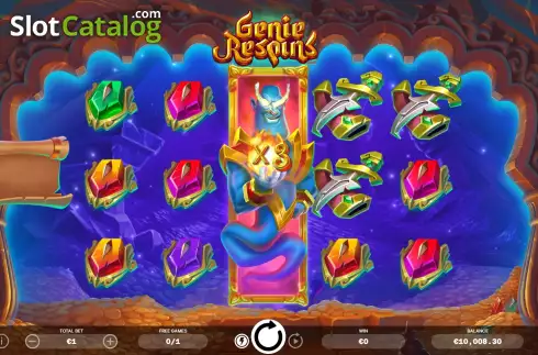 Скрин7. Genie Respins слот