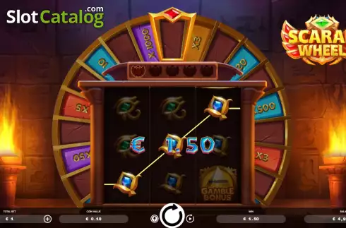 Скрин3. Scarab Wheel слот