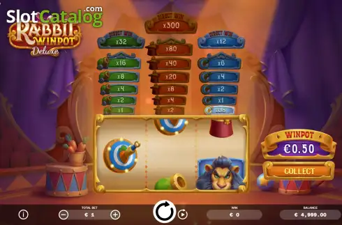 Скрин2. Rabbit Winpot Deluxe слот