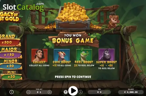 Скрин6. Legacy of Lost Gold слот