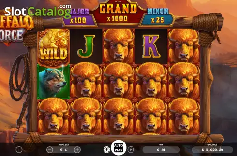 Скрин5. Buffalo Force слот