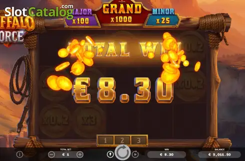 Скрин9. Buffalo Force слот