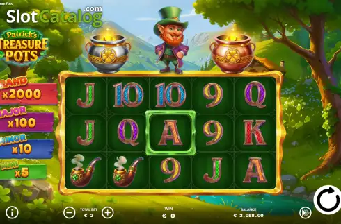 Скрин2. Patrick's Treasure Pots слот