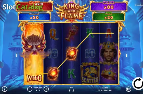 Скрин3. King and Flame слот
