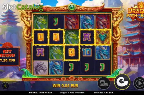 Скрин3. Dragons Path to Riches слот