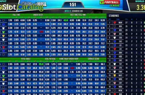 Скрин2. vFootball League слот