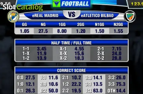 Скрин2. Virtual Football (Elbet) слот