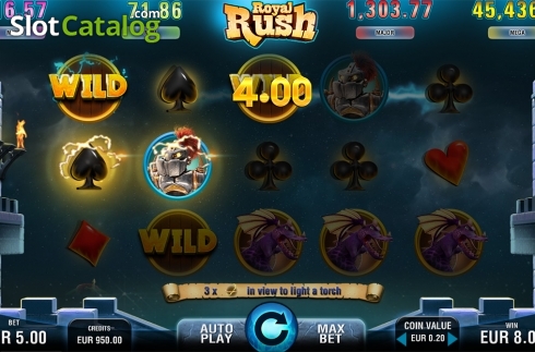 Скрин3. Royal Rush слот
