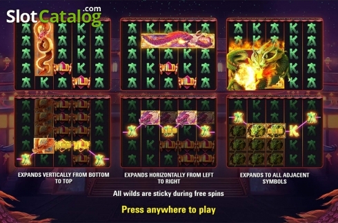 Скрин2. Dragon Strike слот