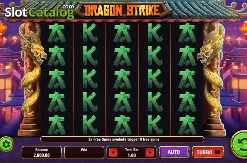 Скрин3. Dragon Strike слот