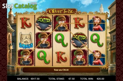 Скрин3. Oliver Twist слот