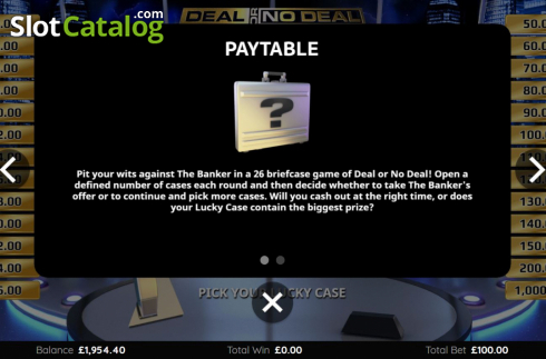 Скрин6. Deal or No Deal International слот