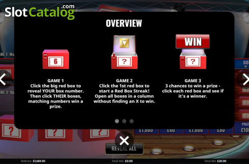 Скрин6. Deal or No Deal Red Box Streak слот