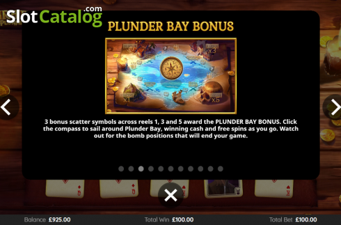 Скрин7. Pirates Of Plunder Bay слот